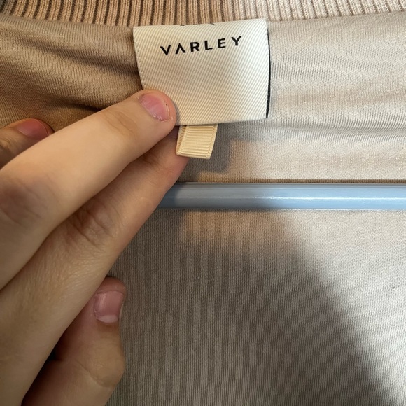 Varley Myla Zip-Through Jacket in Chateau Grey/ Sandshell Size S - Picture 7 of 8